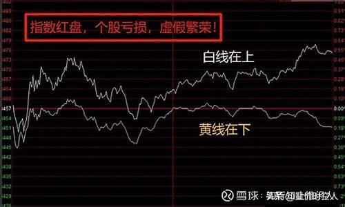 大盘股黄线白线的意义